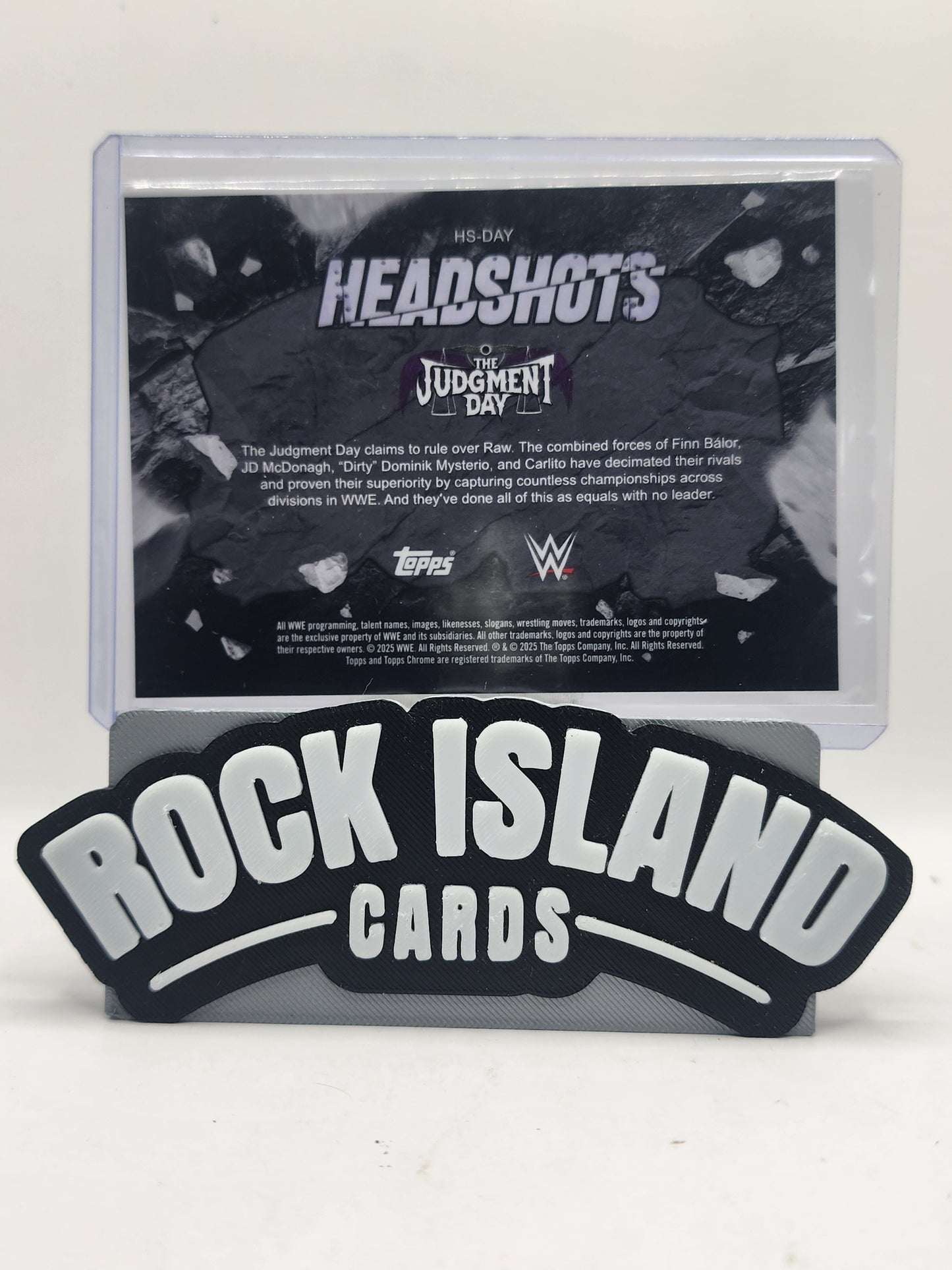 The Judgment Day 2025 Topps Chrome WWE #HS-DAY Headshots