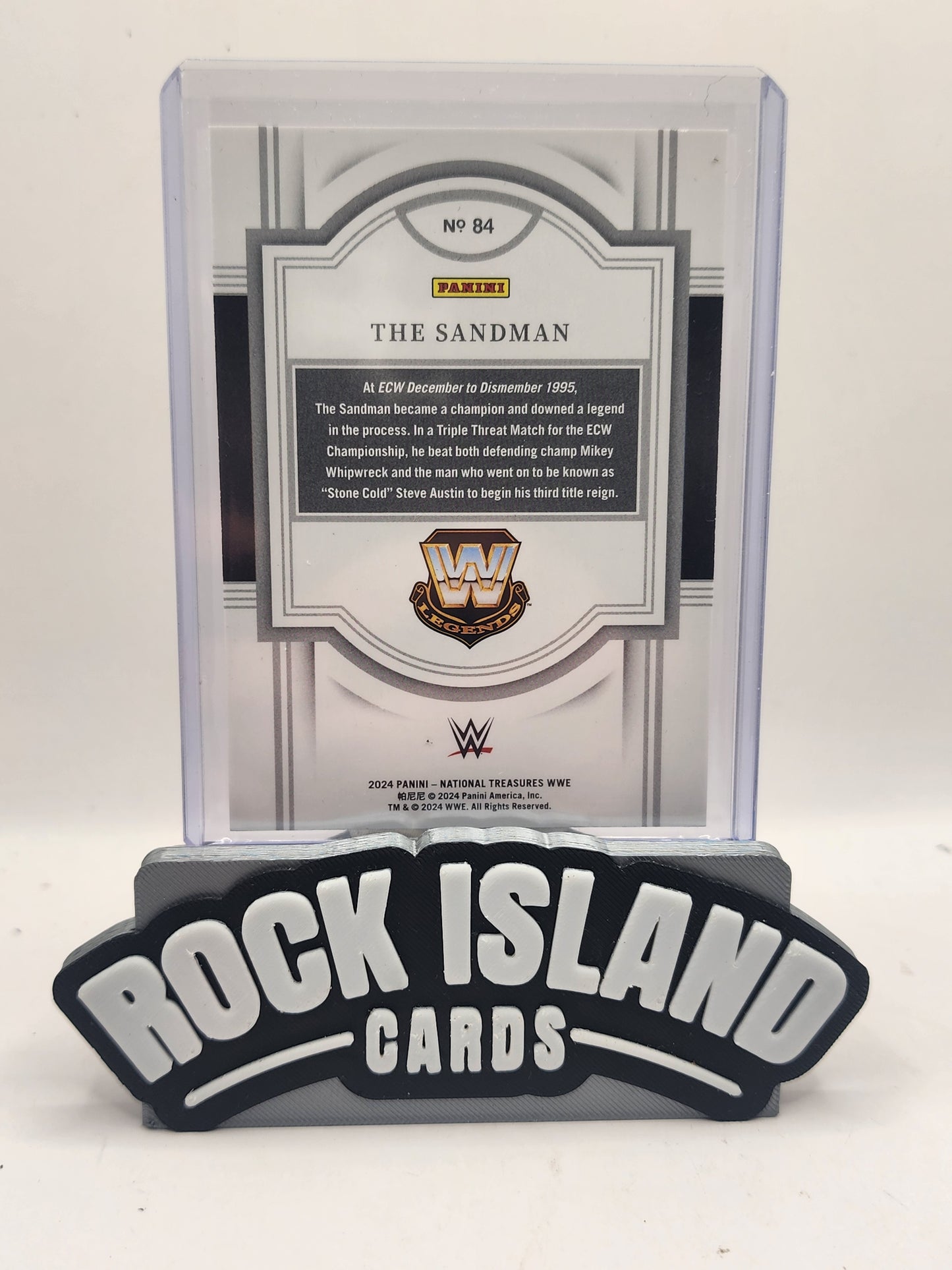 The Sandman 2024 Panini National Treasures WWE #84 05/10