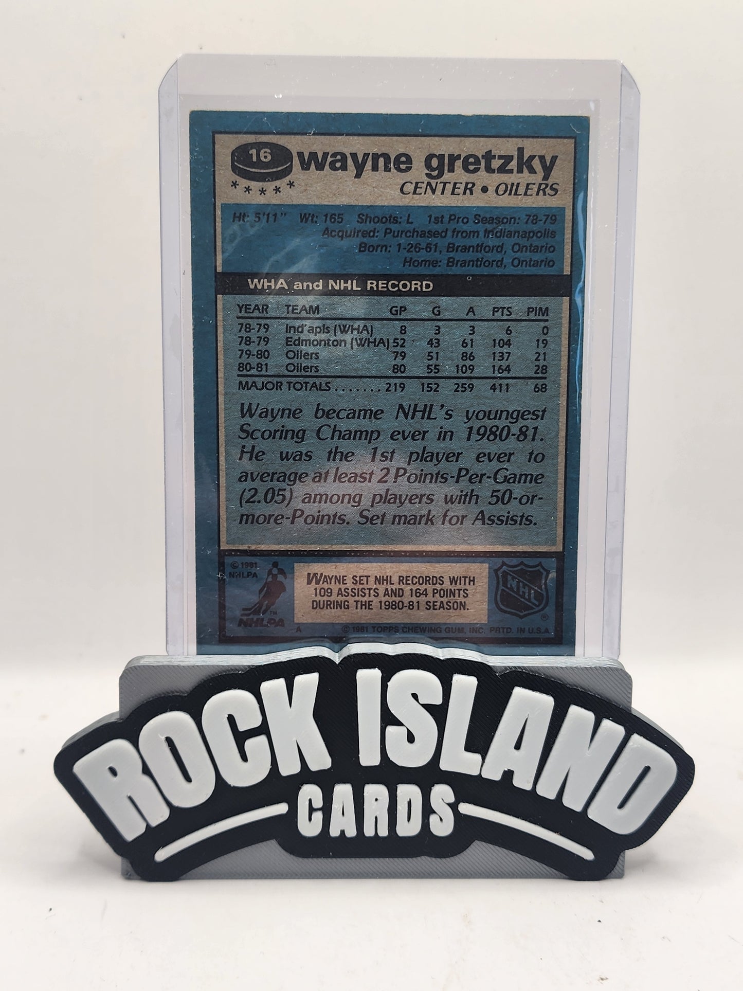 Wayne Gretzky 1981 Topps #16