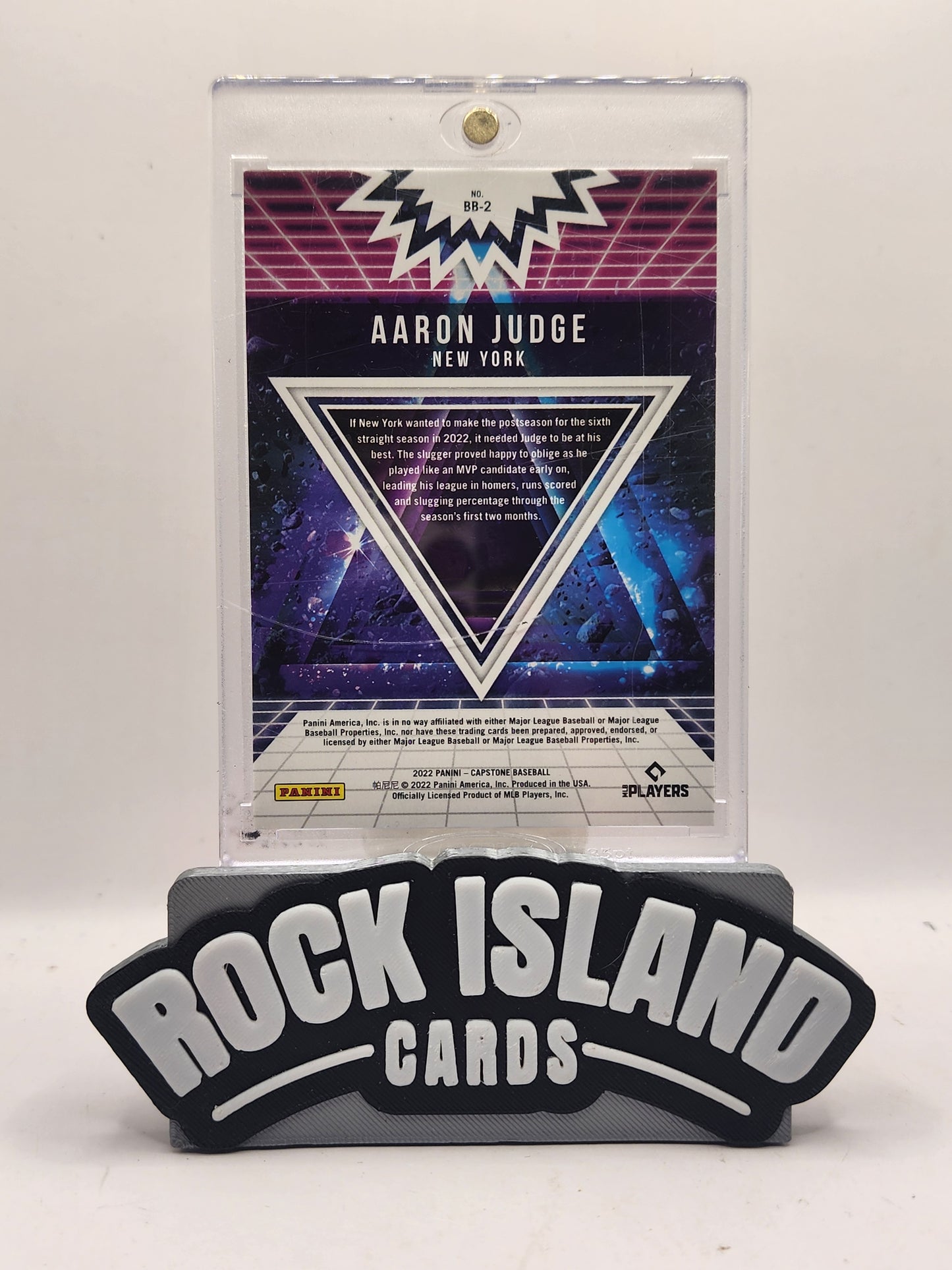 Aaron Judge 2022 Panini Capstone #BB-2 Big Bang 02/25