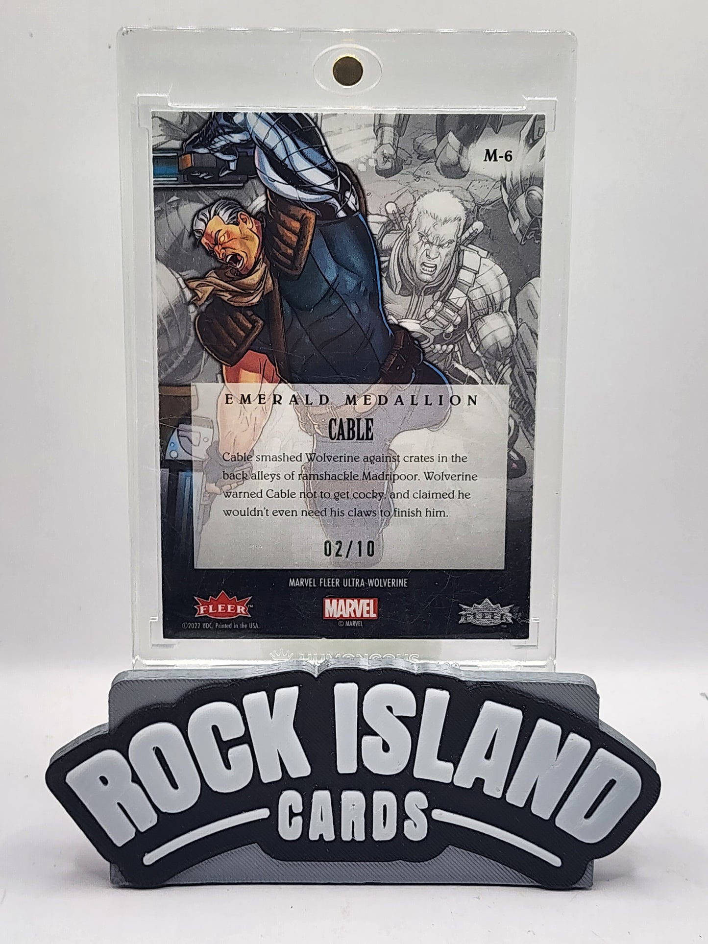 2022 Fleer Ultra Emerald Medallion Cable 02/10 #M-6
