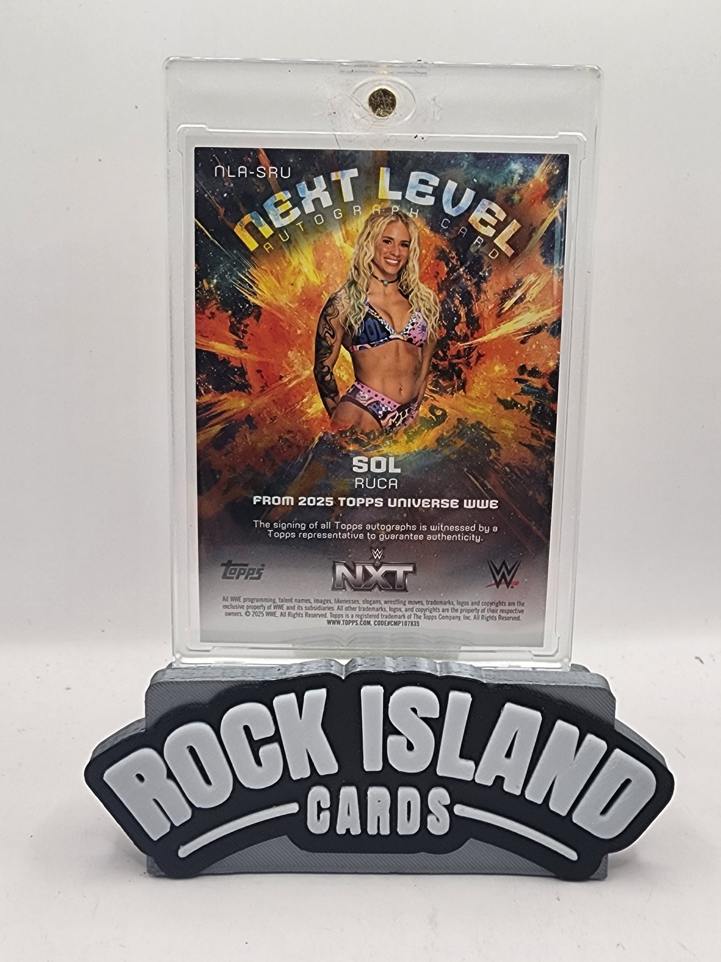 Sol Ruca 2025 Topps Universe WWE Next Level #NLA-SRU