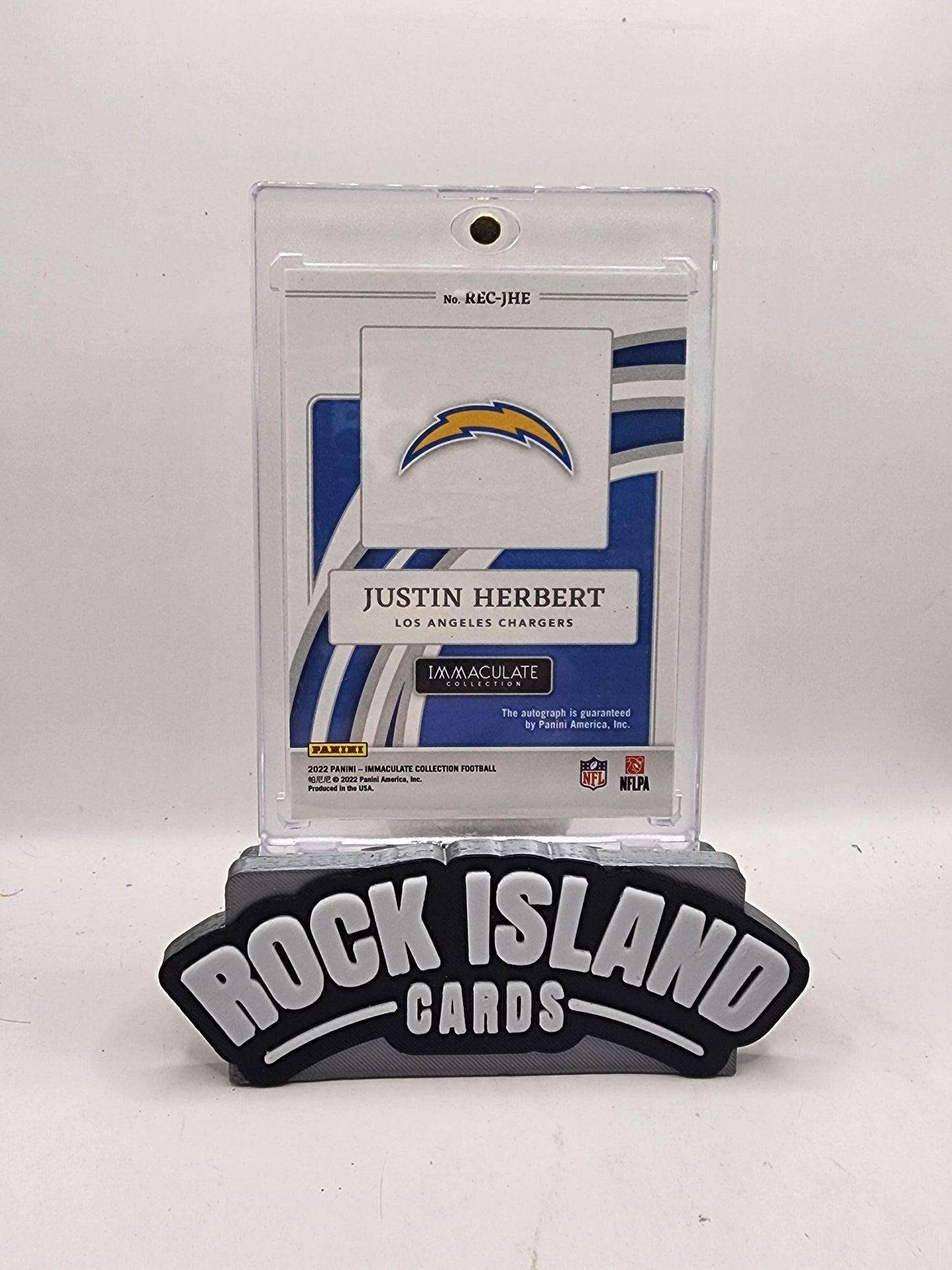 Justin Herbert 2022 Panini Immaculate Collection Immaculate Records #REC-JHE /25