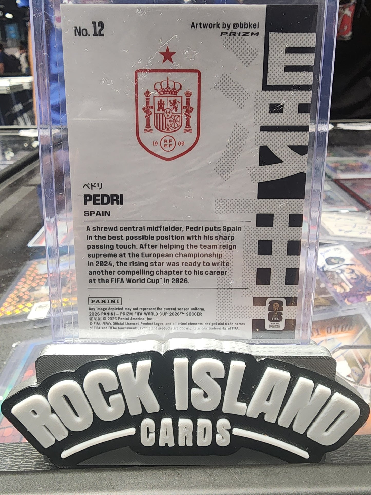 Pedri 2026 Panini Prizm FIFA World Cup 2026 Manga #12
