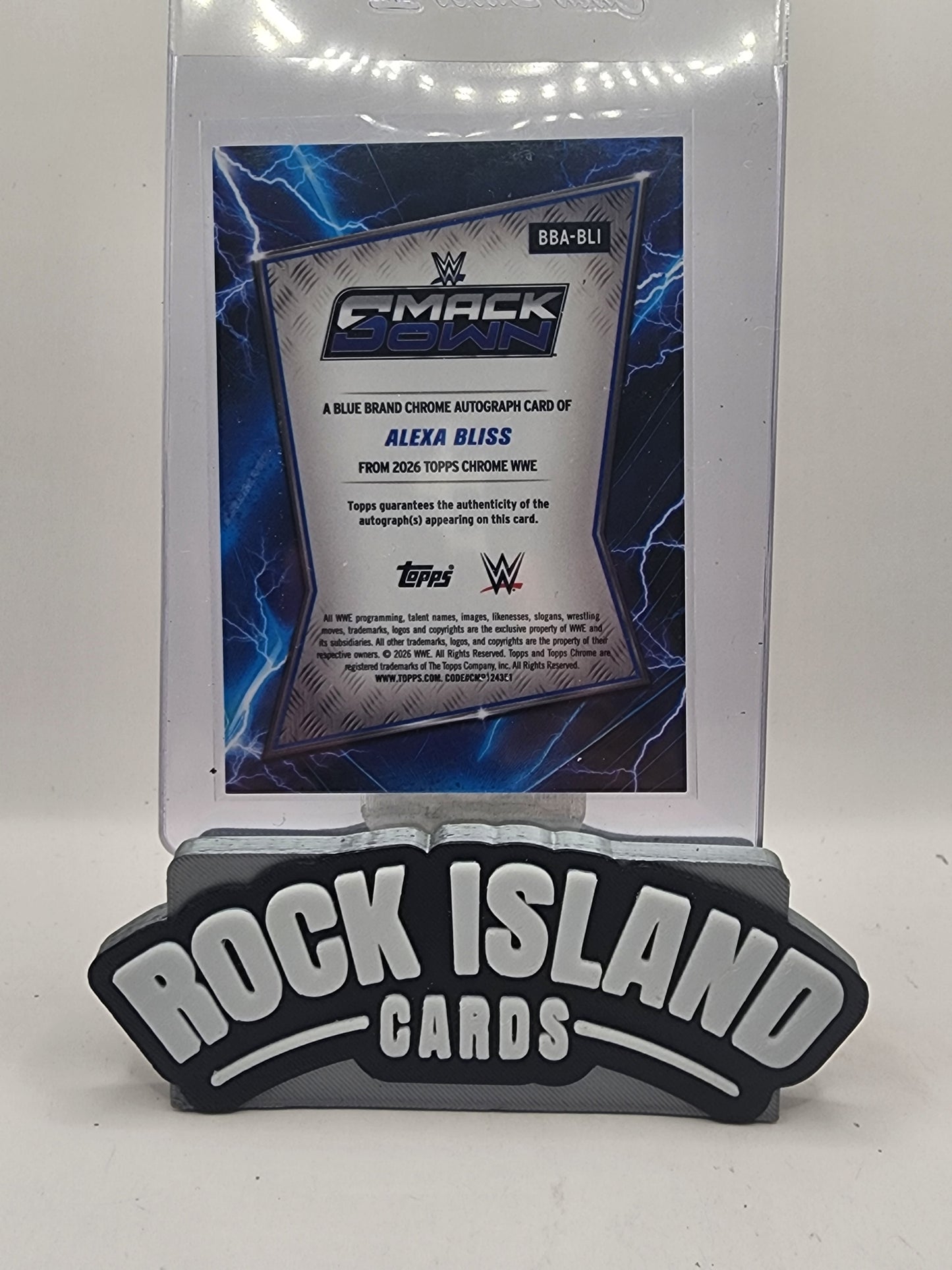 Alexa Bliss 2026 Topps Chrome WWE #BBA-BLI Purple Geometric /10
