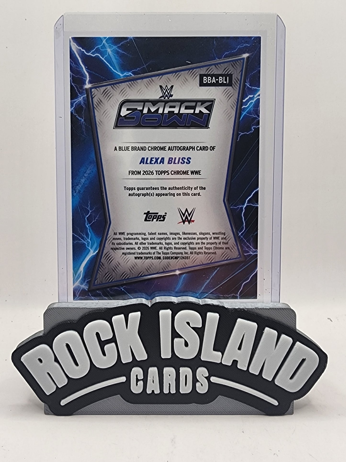 Alexa Bliss 2026 Topps Chrome WWE #BBA-BLI Green 99/99