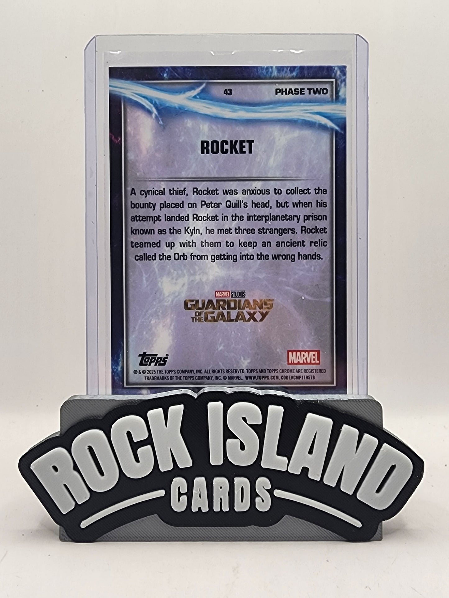 2025 Topps Chrome Marvel Rocket 27/50 #43