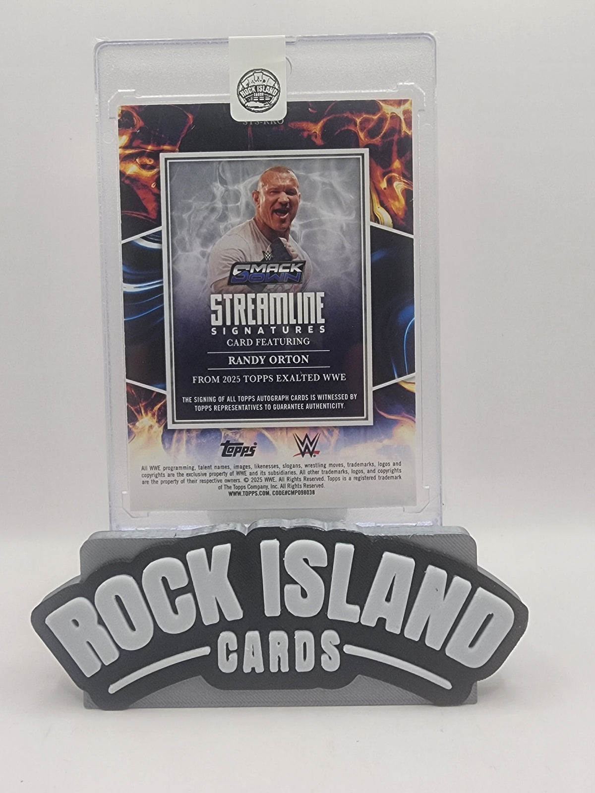 Randy Orton 2025 Topps Exalted WWE Streamline Signatures 98/99
