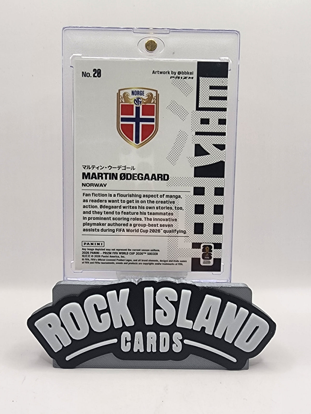 Martin Odegaard 2026 Panini Prizm FIFA World Cup #28 Manga