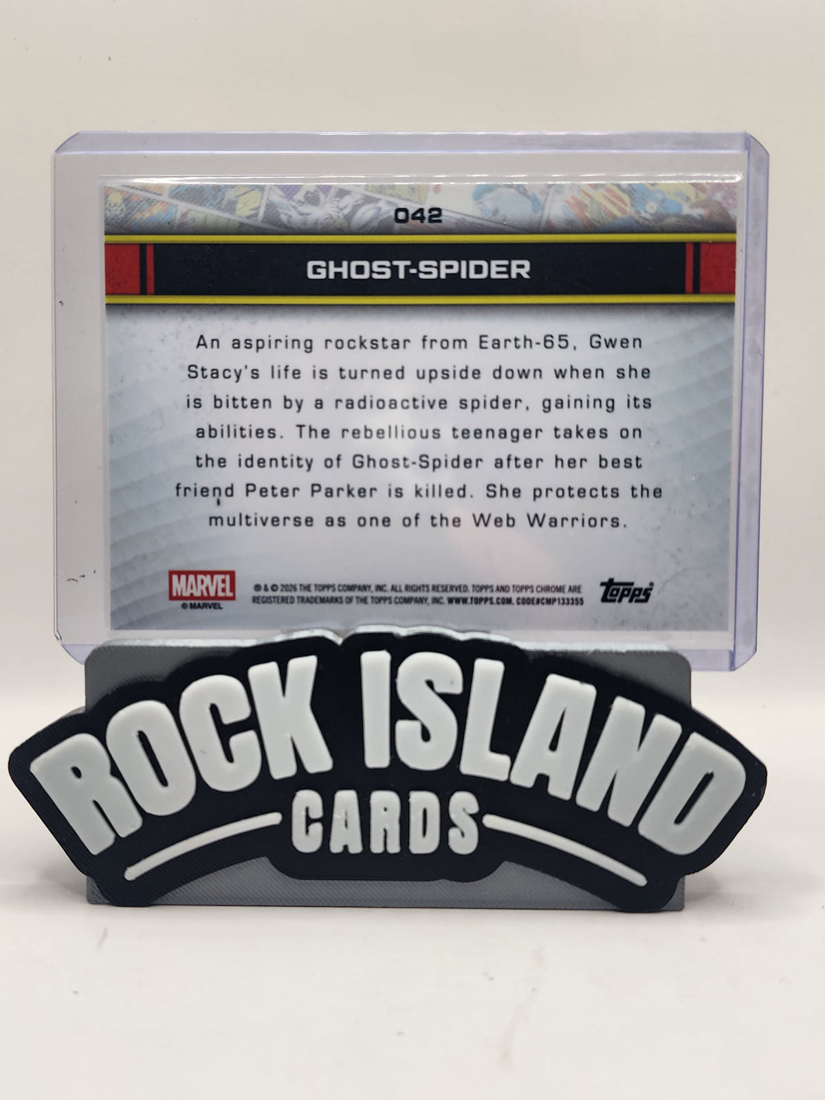 2026 Topps Chrome Marvel Sapphire Ghost-Spider 19/50 #042