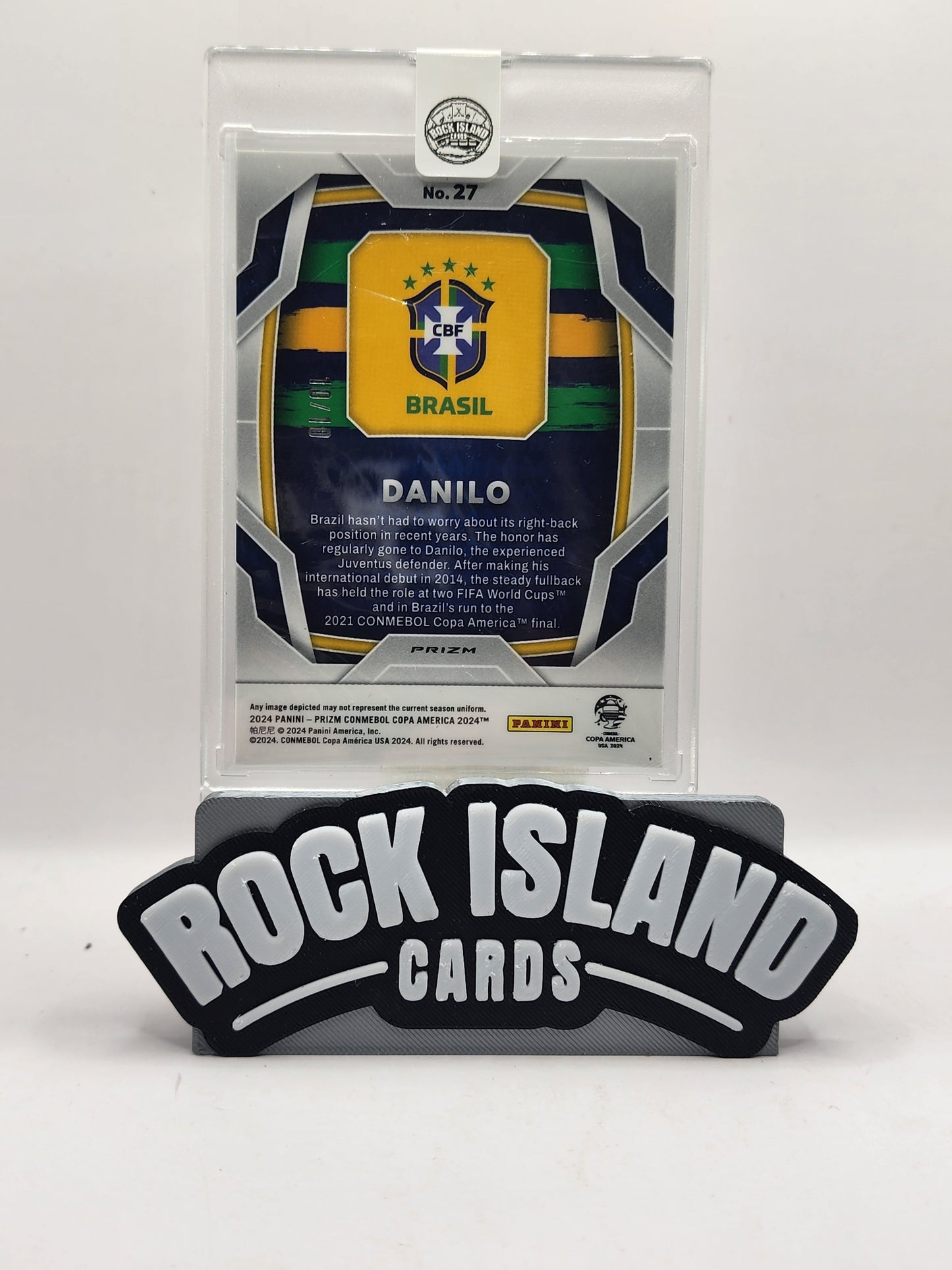 Danilo 2022 Panini Prizm #27 Gold 10/10