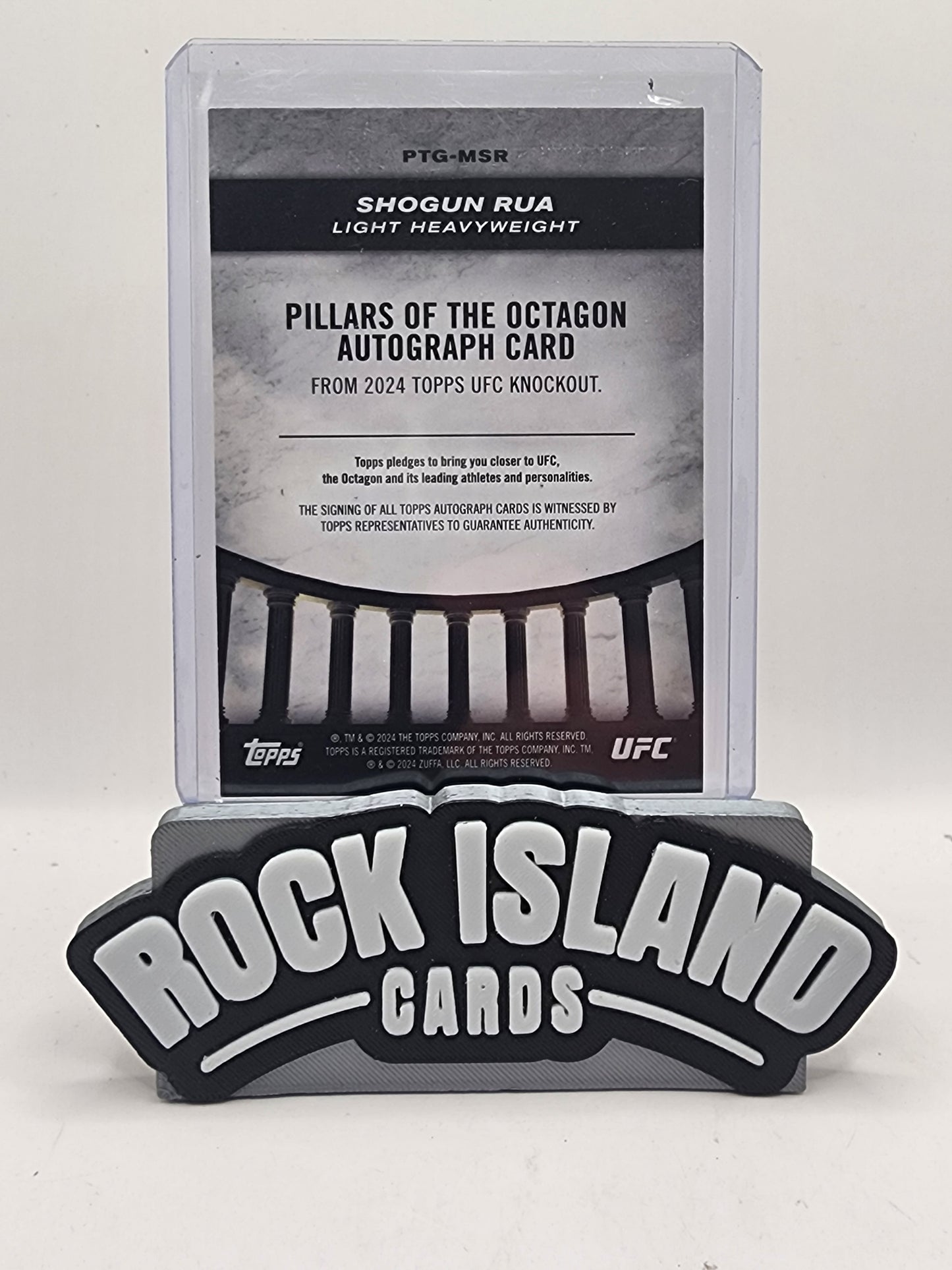 Shogun Rua 2024 Topps UFC Knockout #PTG-MSR Pillars of the Octagon 8/8