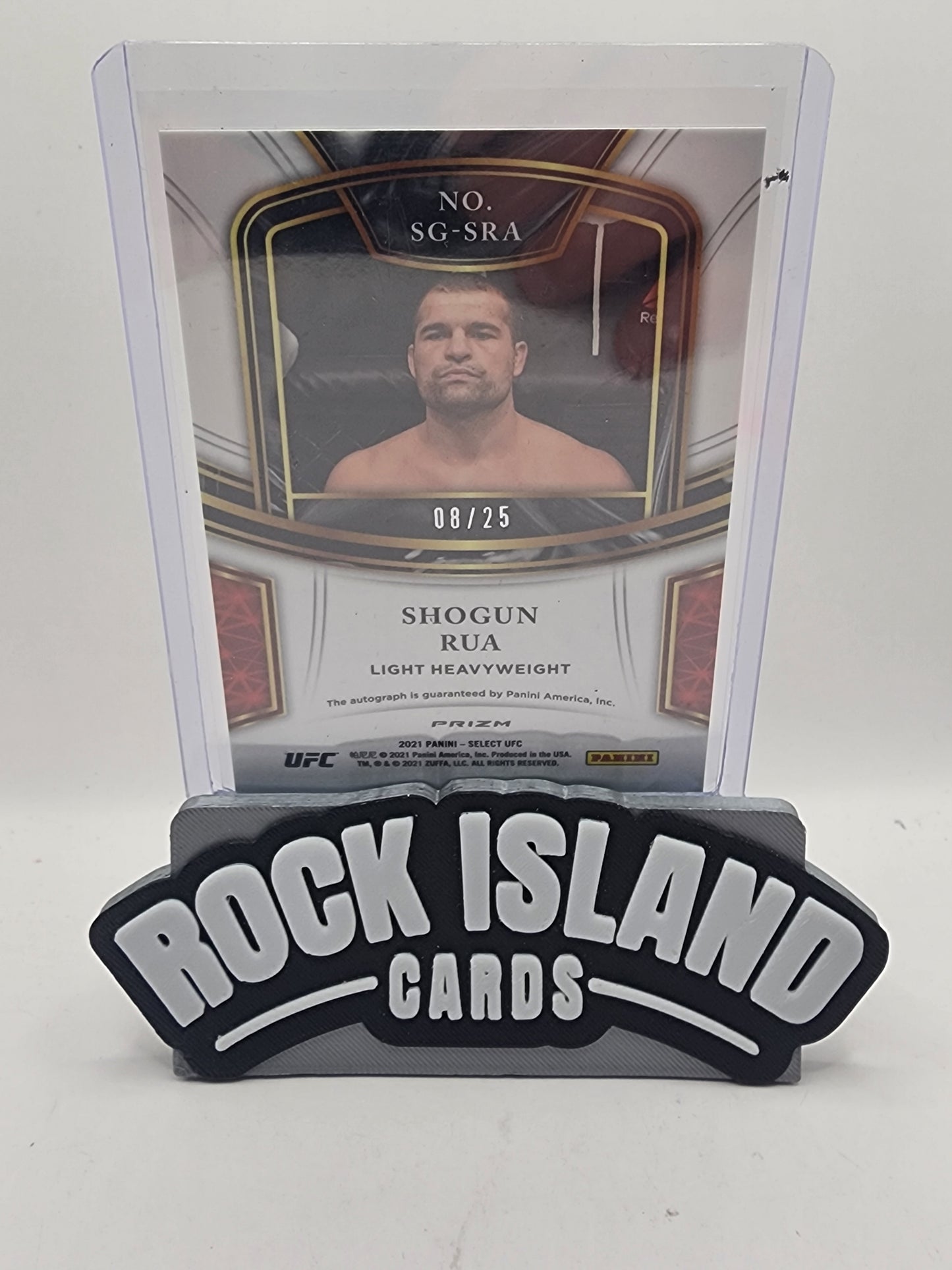Shogun Rua 2021 Panini Select UFC #SG-SRA Prizm 08/25