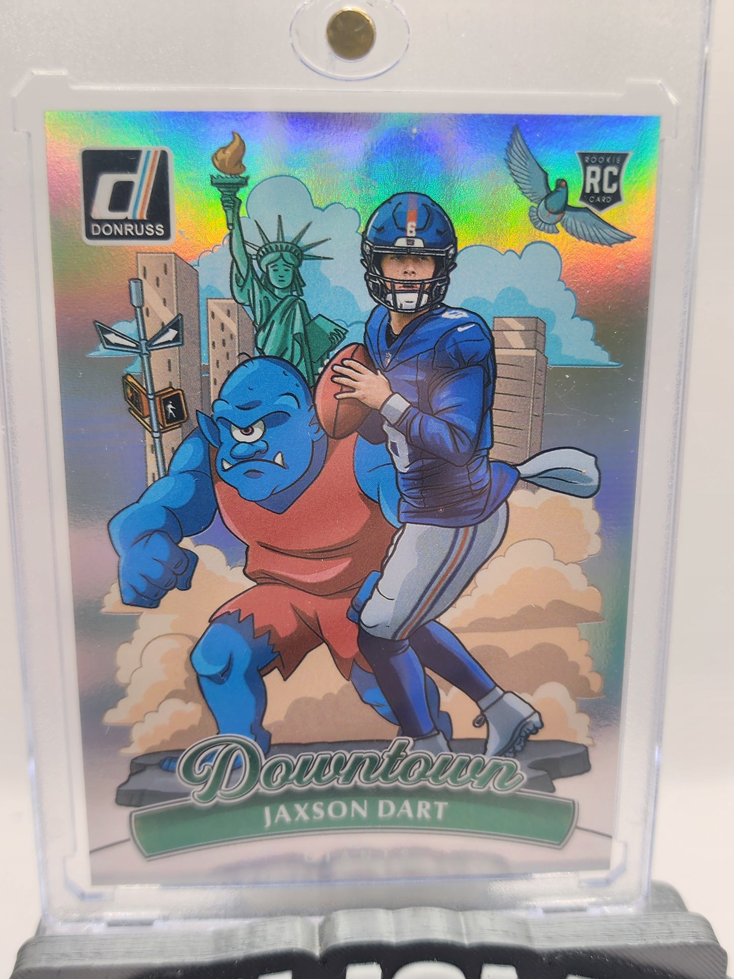 Jaxson Dart 2025 Panini Donruss #14 Downtown Rookie