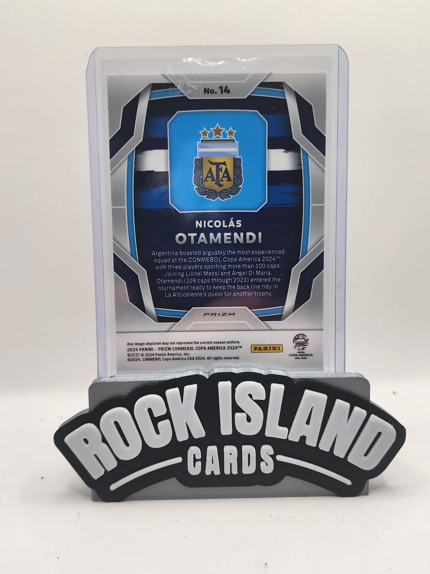 Nicolas Otamendi 2022 Panini Prizm #14 Tiger