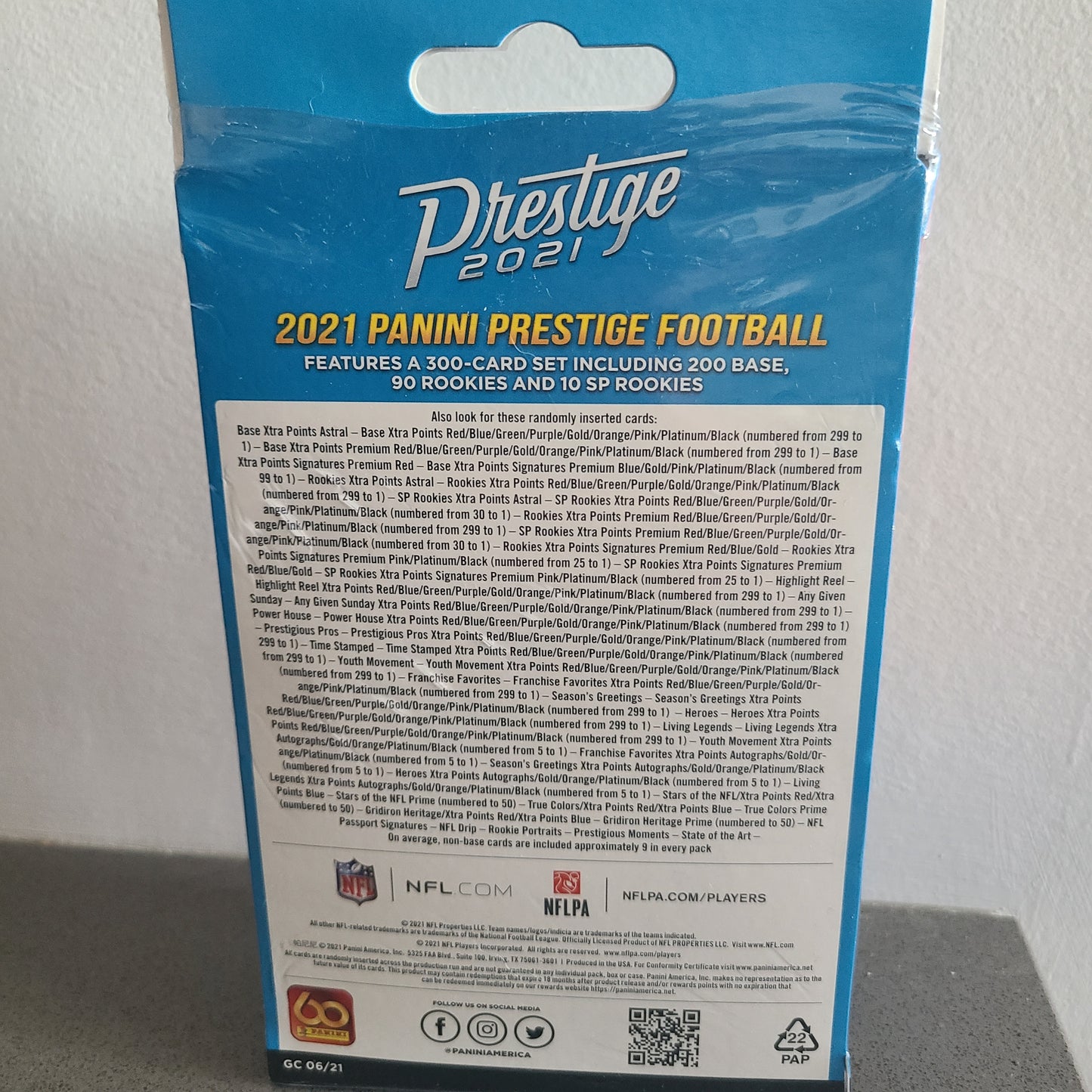 2021 Panini Prestige Football Hanger Box (Astral Parallels)