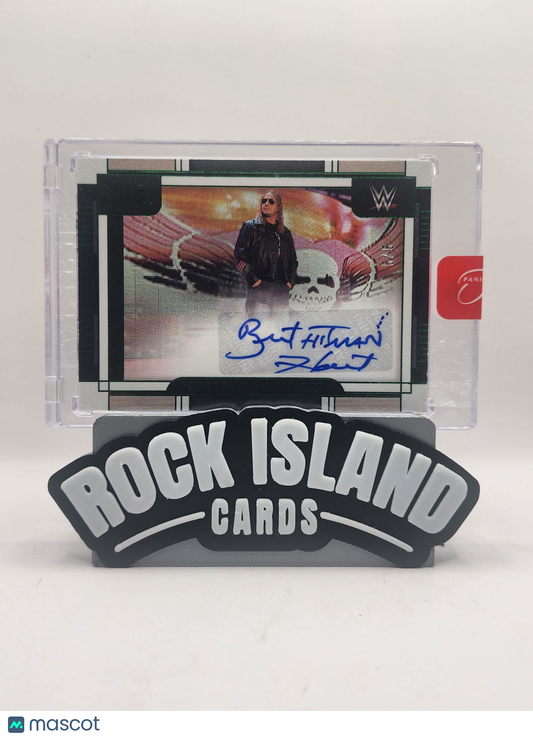 Bret 'Hit Man' Hart 2024 Panini WWE Three Count #TH-HMH Timeless Moments Auto /5