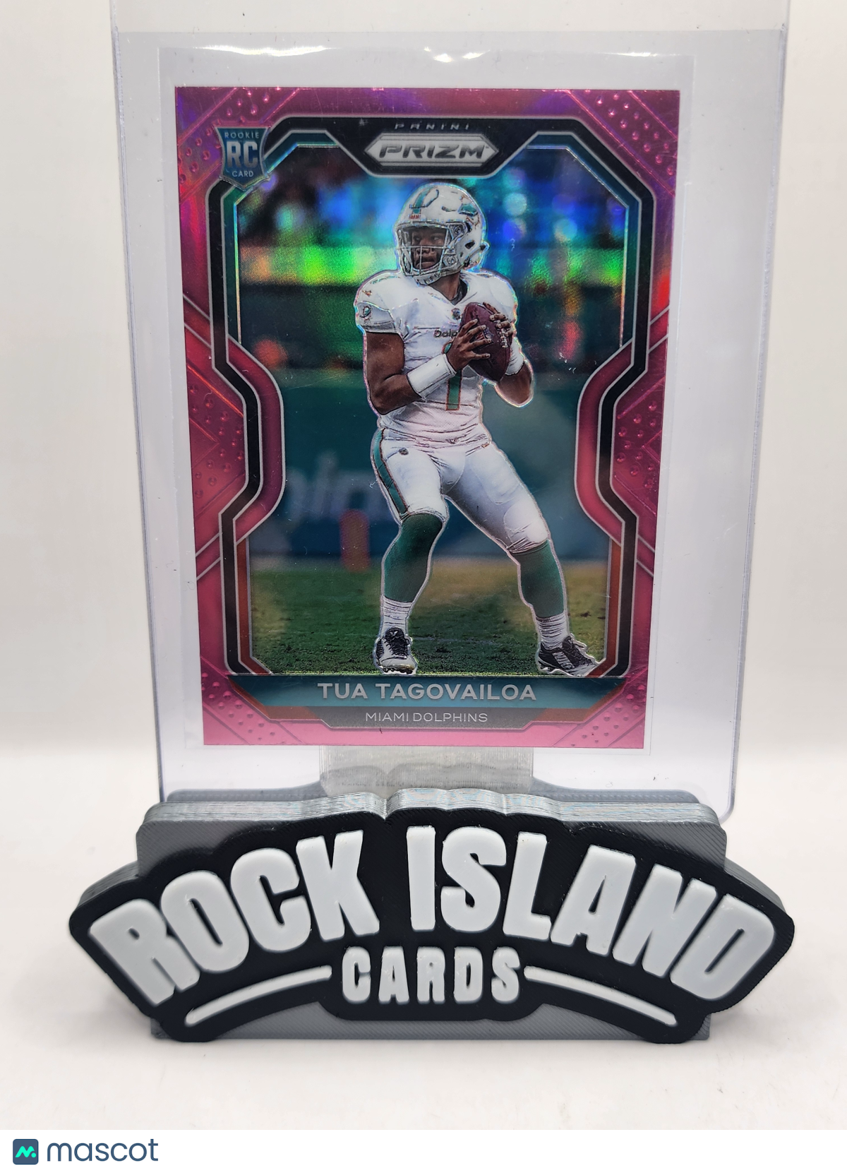 Tua Tagovailoa 2020 Panini Prizm #339 Pink Rookie