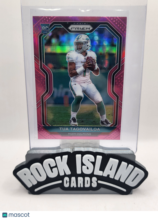 Tua Tagovailoa 2020 Panini Prizm #339 Pink Rookie