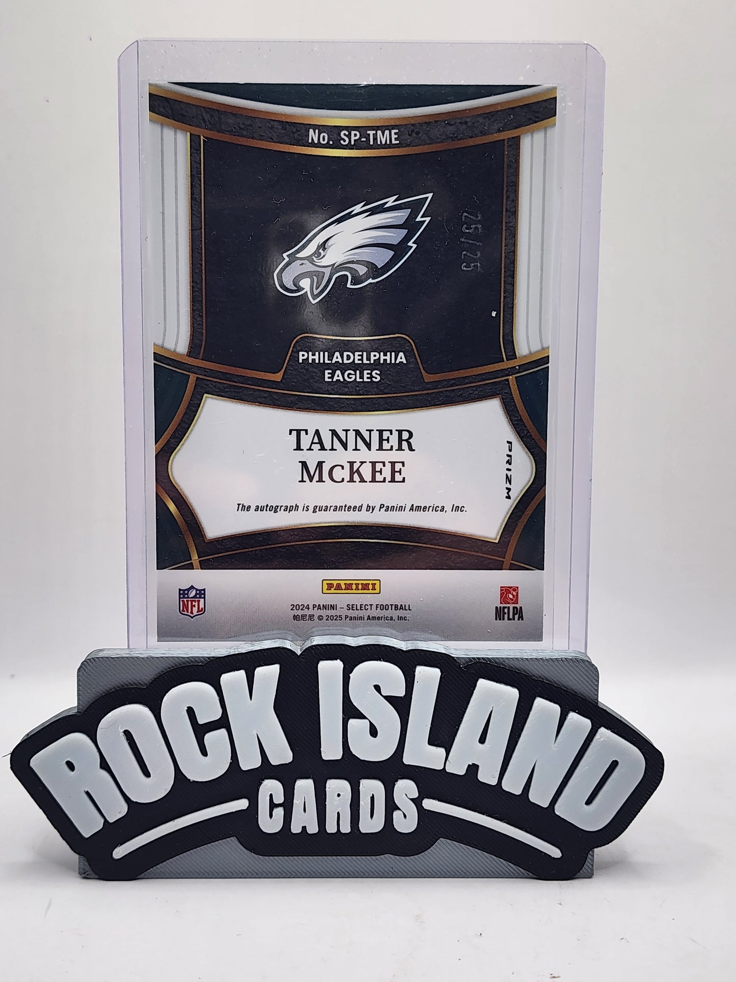 Tanner McKee 2024 Panini Select #SP-TME Tie-Dye 25/25