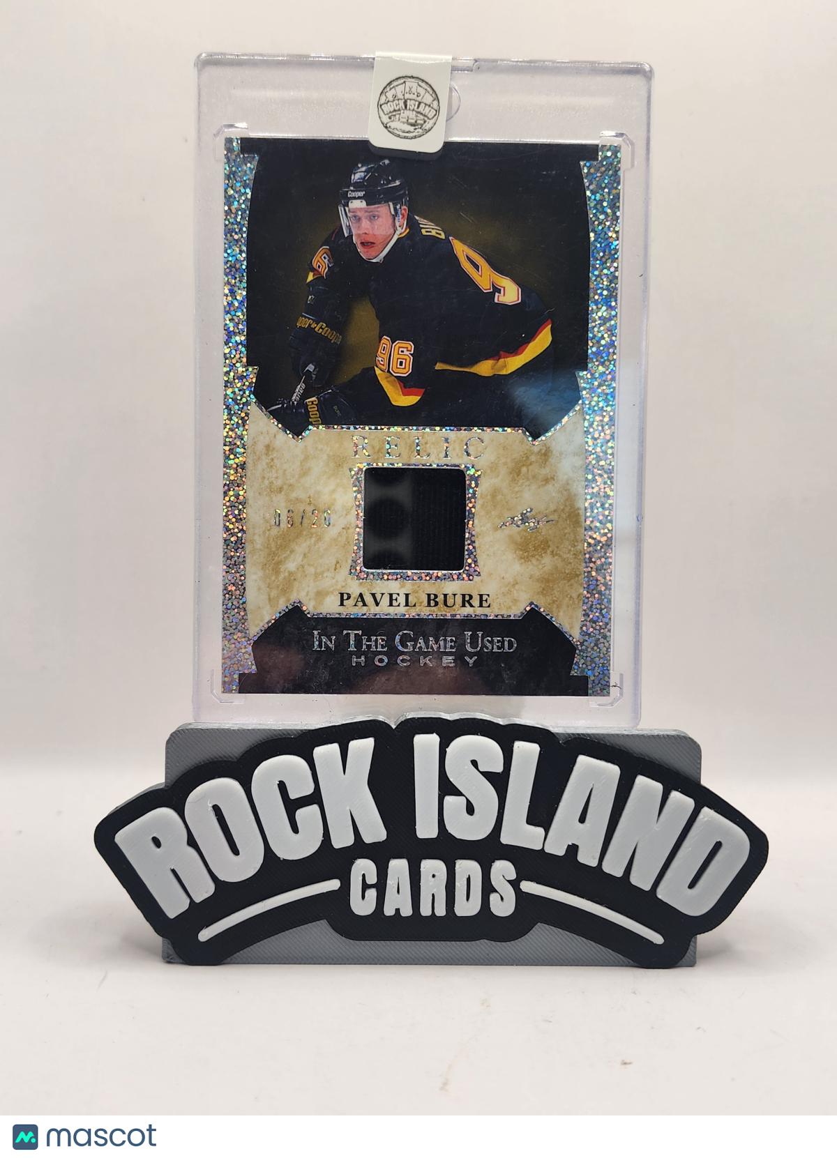 Pavel Bure 2023 In The Game Used Hockey #GUB-31 06/20 Game-Used Jersey Relic