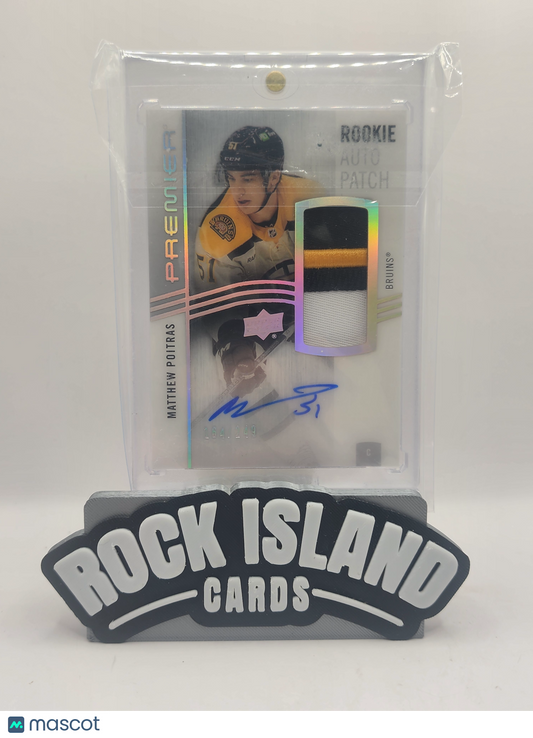 Matthew Poitras 2023-24 Upper Deck Premier #AR-MP Rookie 164/249 Patch Auto