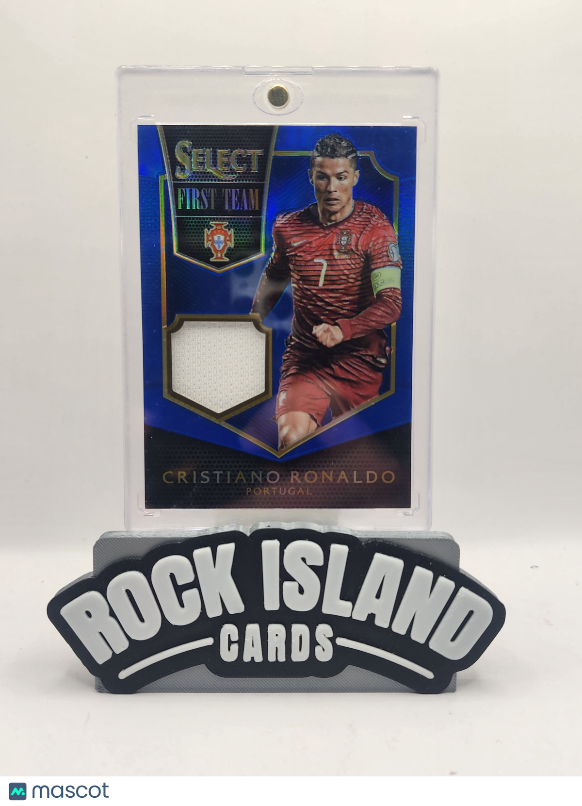 Cristiano Ronaldo 2015 Panini Select #FT-CR7 First Team Blue Patch 10/99