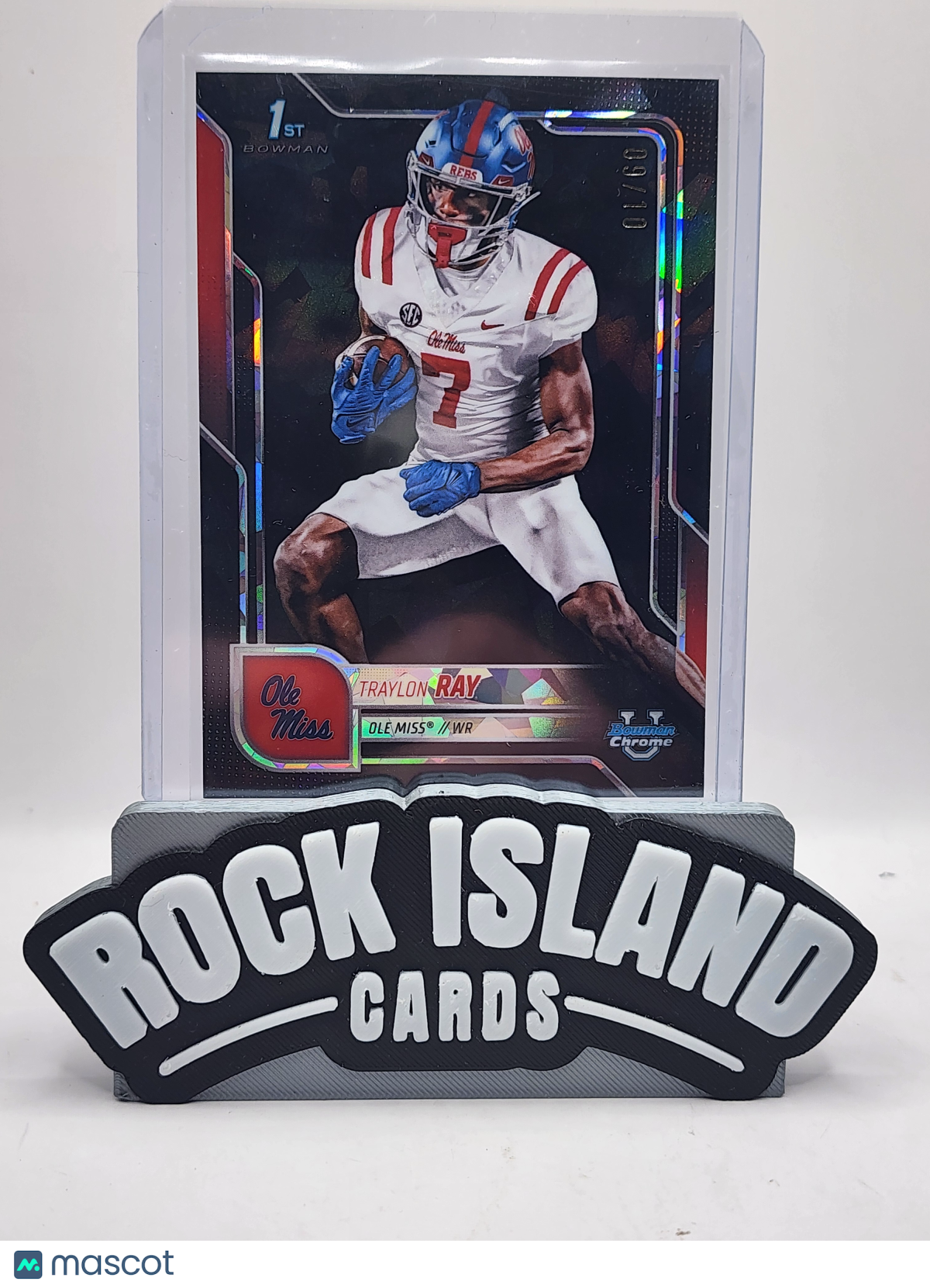 Traylon Ray 2025 Bowman Chrome University #134 Black 9/10