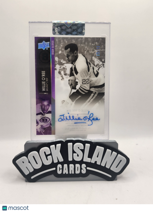 Willie O'Ree 2022 Upper Deck Chronology #CC-WO UD Exclusives High Gloss 05/10