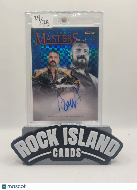 Andrade 2025 Topps Finest WWE Finest Finest Masters /75
