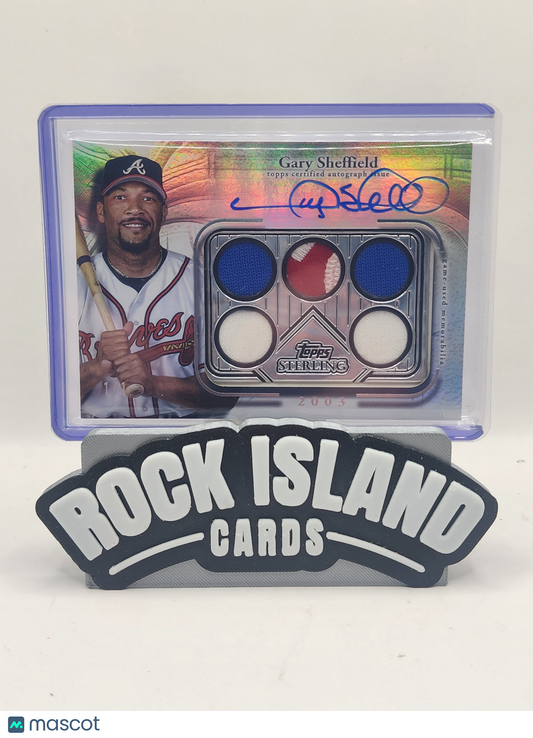 Gary Sheffield 2025 Topps Sterling #SSA-GS Game Used Memorabilia 1 of 1 Relic