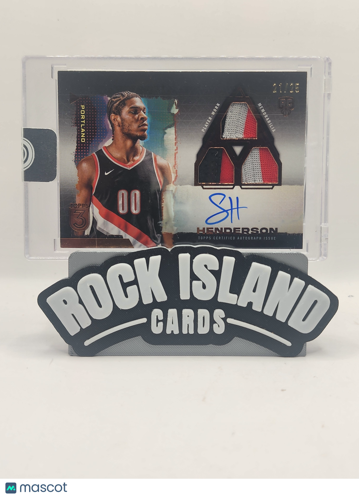 Scoot Henderson 2024 Topps 3 #103 21/26 Patch