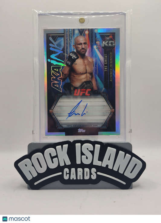 Alexander Volkanovski 2025 Topps Knockout UFC #AKA-AV AKA INK Auto /25