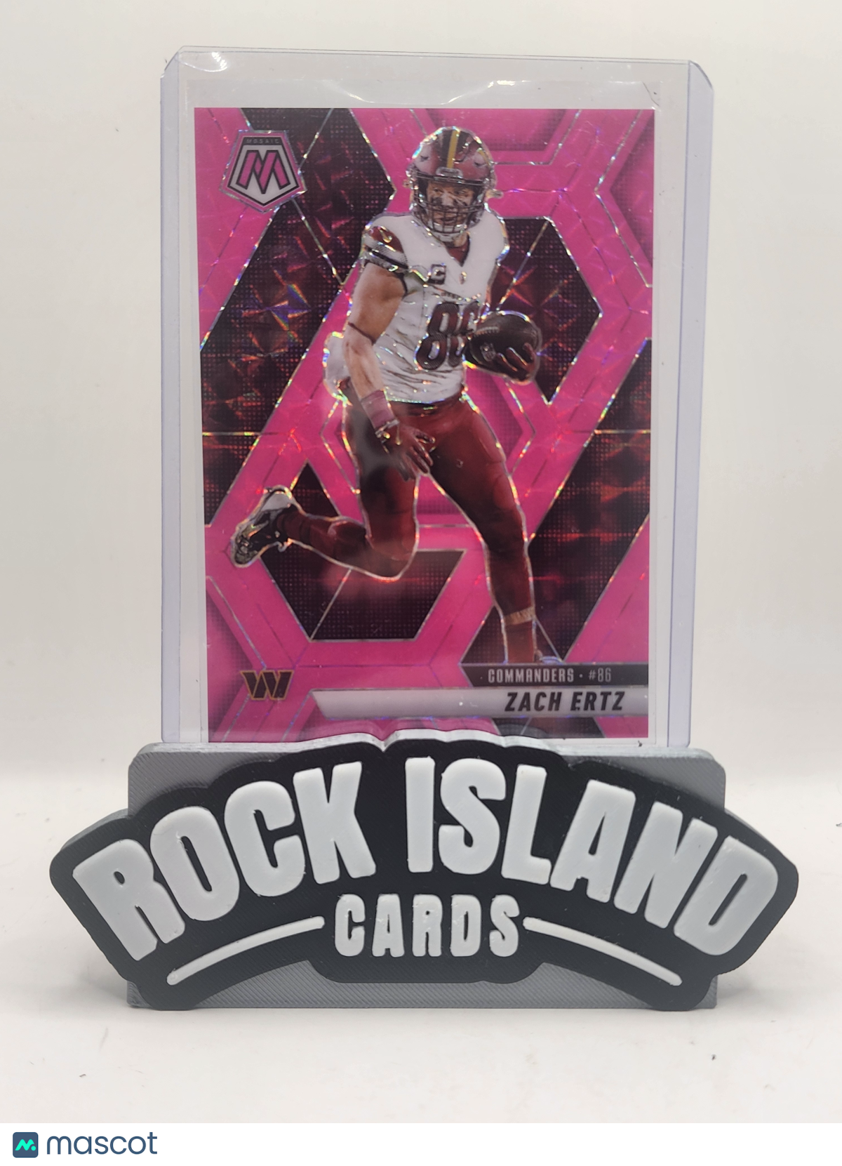 Zach Ertz 2025 Panini Mosaic #135 Pink Fluorescent /10