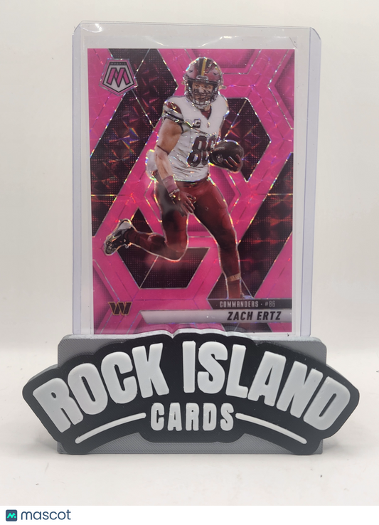Zach Ertz 2025 Panini Mosaic #135 Pink Fluorescent /10