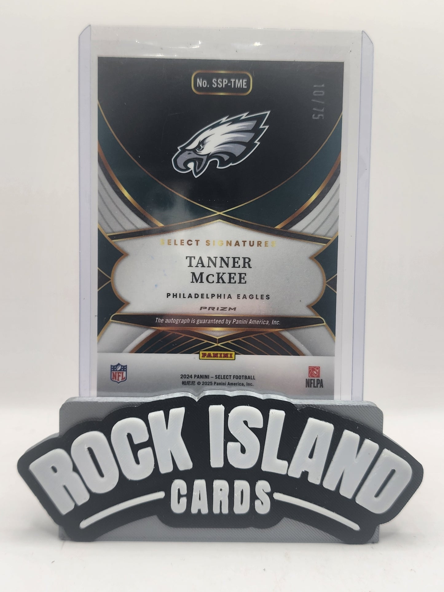 Tanner McKee 2025 Panini Select #SSP-TME 10/75