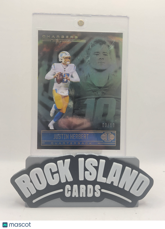 Justin Herbert 2021 Panini Illusions #28 09/10