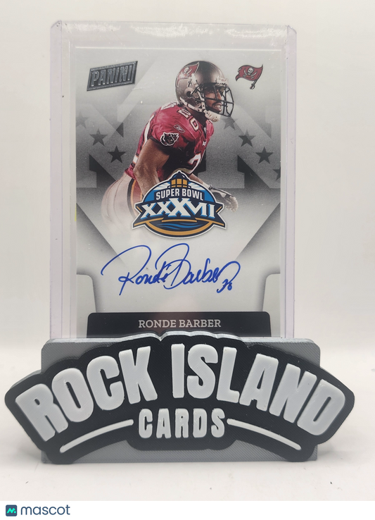 Ronde Barber 2022 Panini Super Bowl Signatures #SBXXXVII-RB
