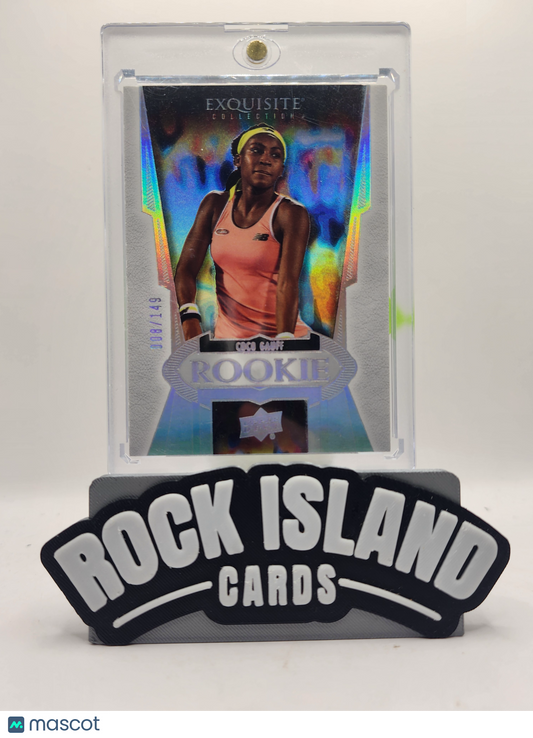 Coco Gauff 2021 Upper Deck Exquisite Collection #2-CG 008/149