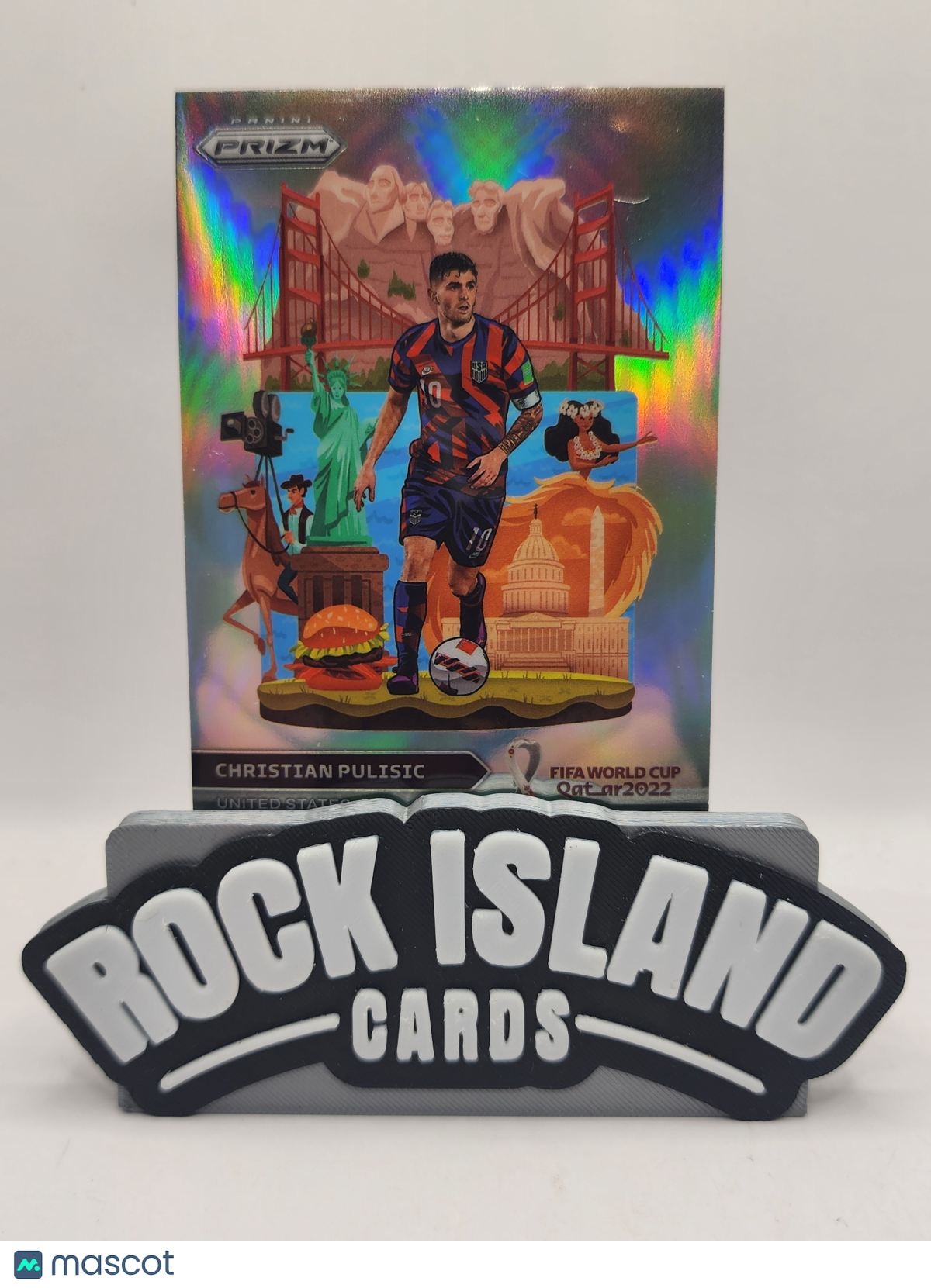 Christian Pulisic 2022 Panini Prizm FIFA World Cup Qatar 2022 National Landmarks
