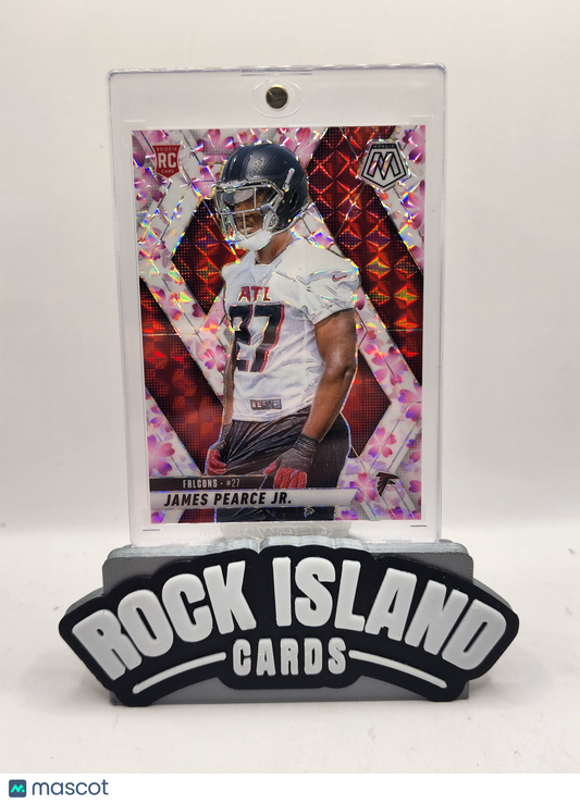 James Pearce Jr. 2025 Panini Mosaic #357 Cherry Blossom 20/20 RC