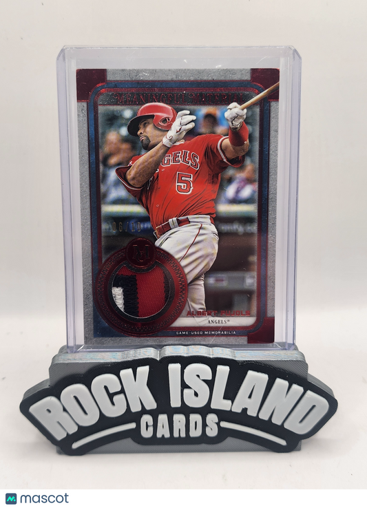 Albert Pujols 2019 Topps Museum Collection Baseball Meaningful Material Relic/10