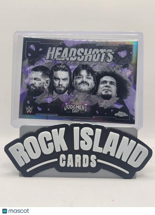 The Judgment Day 2025 Topps Chrome WWE #HS-DAY Headshots