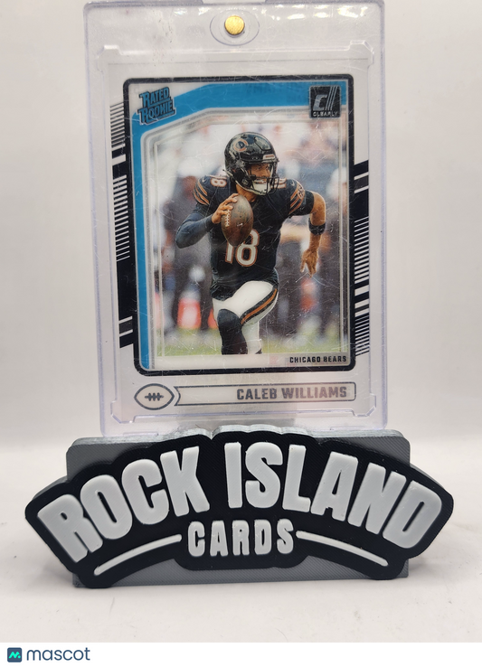 Caleb Williams 2025 Panini Clearly Donruss #51 Rated Rookie