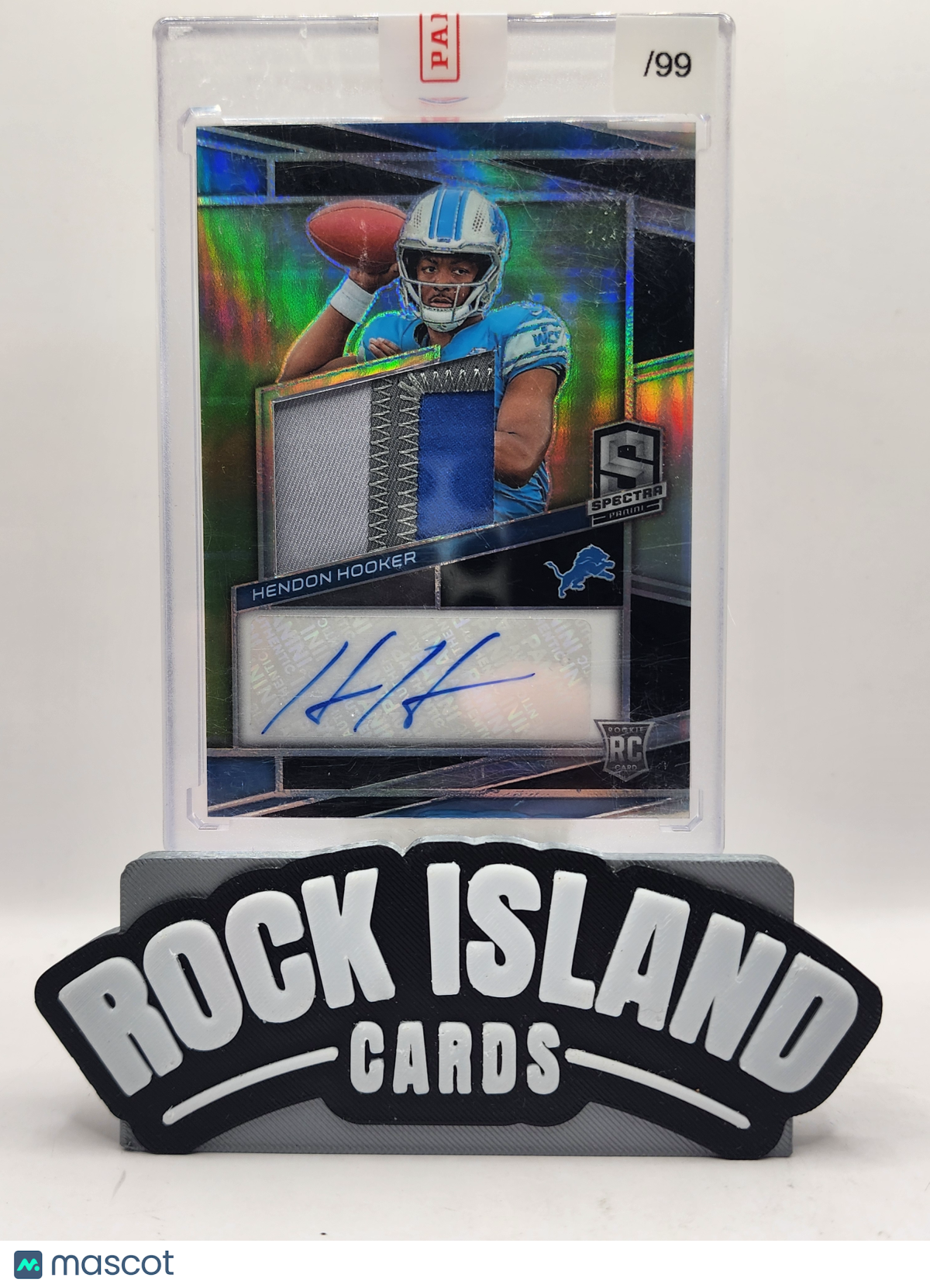 Hendon Hooker 2023 Panini Spectra #211 Radiant /99 RC Patch