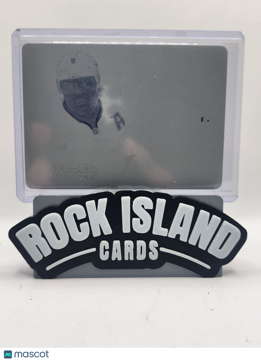 Teemu Selanne 2016 Leaf In The Game Heroes and Prospects Yellow Printing Plate