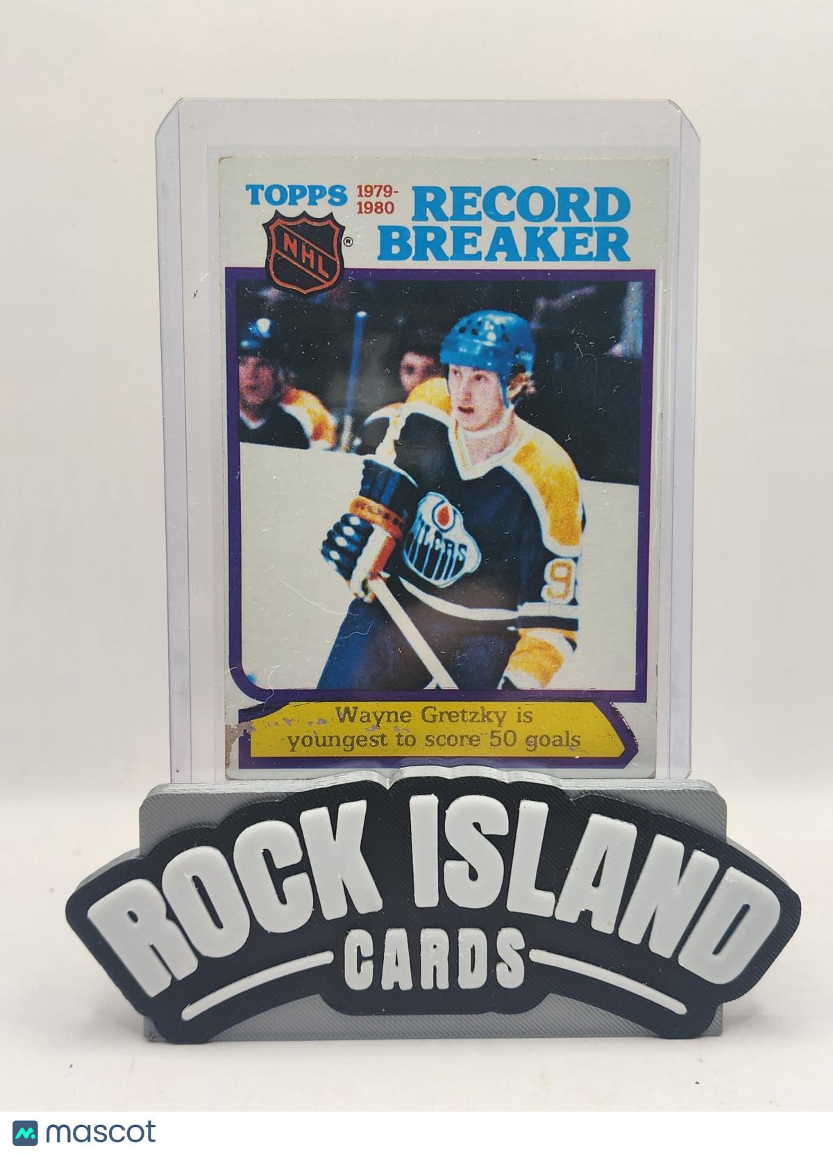 Wayne Gretzky 1980 Topps Record Breaker #3