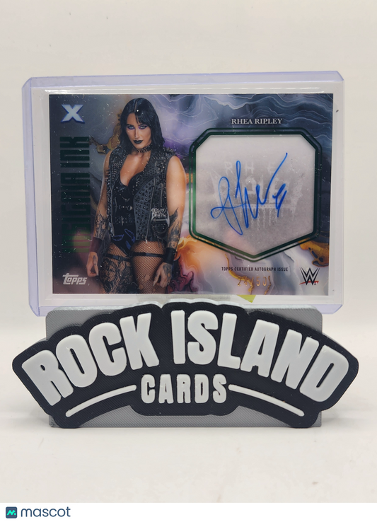 Rhea Ripley 2025 Topps Exalted WWE #INI-RRY Insignia Ink /50 Autograph