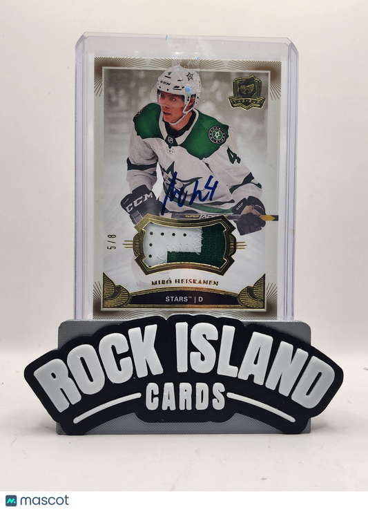 Miro Heiskanen 2019 Upper Deck The Cup #17 Patch 5 / 8 Memorabilia