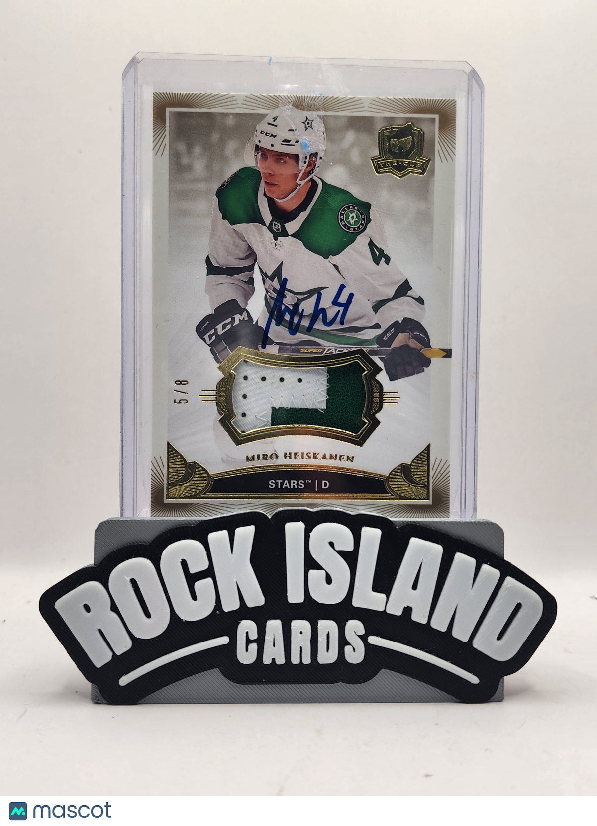 Miro Heiskanen 2019 Upper Deck The Cup #17 Patch 5 / 8 Memorabilia